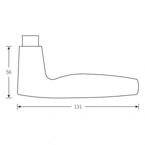 Türdrücker-Garnitur FSB-1051 | Aluminium Profil-Zylinder