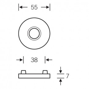 Türdrücker-Garnitur FSB-1144 | Aluminium Bad