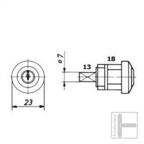 Zylindereinsatz Hekna 7020, System 30