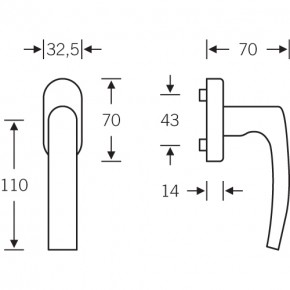 Fenstergriff FSB-3424