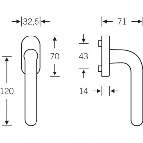 Fenstergriff FSB-3447