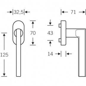 Fenstergriff FSB-3459