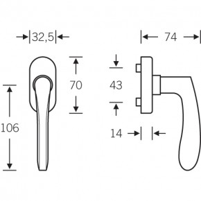 Fenstergriff FSB-3736